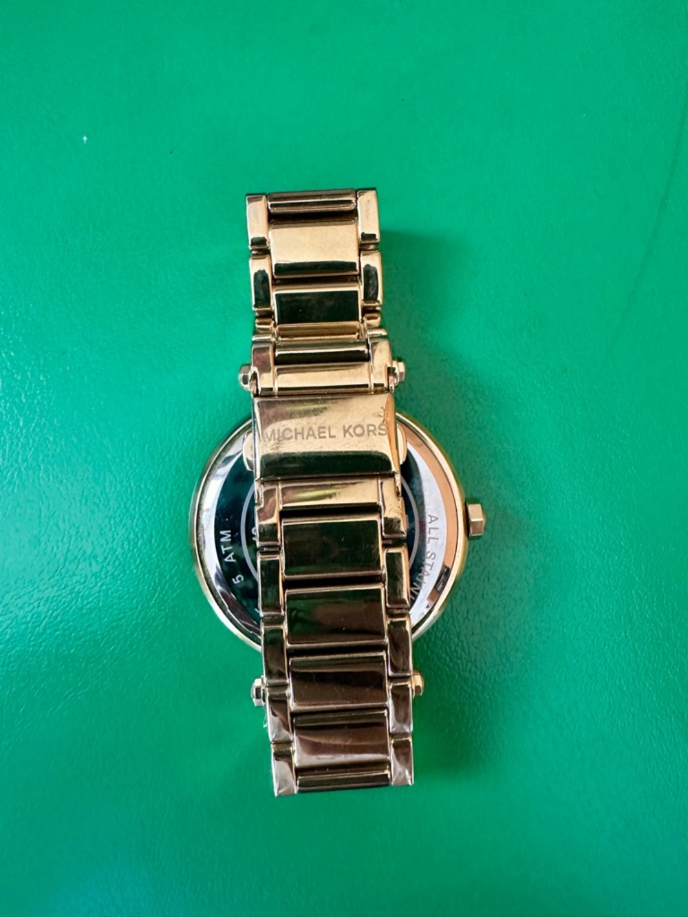 Michael Kors Gold Crystal-Trim Multifunction Women's Watch - Picture 2 of 3